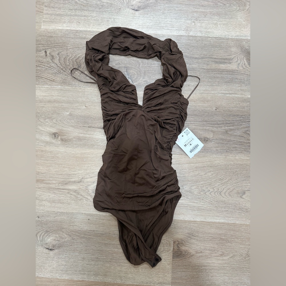 Zara Brown Bodysuit